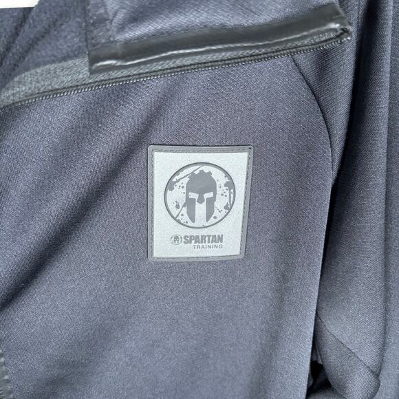 Spartan Training Men’s Small Black Zip Up Hoodie Jacket - Picture 2 of 7